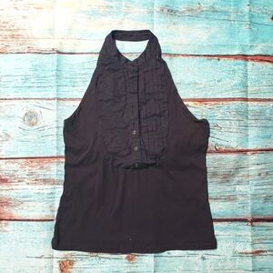 American Living Black Halter Top Size Small